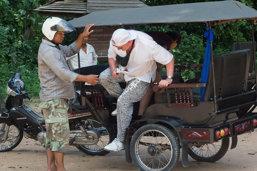 Siem Reap TukTuk Taxi customers